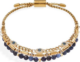 Alex and Ani Evil Eye Stranded Bracelet Set in Gold at Nordstrom, Size Small