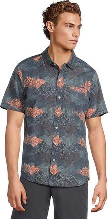 L.L.Bean All-Adventure Shirt Mens T Shirt Rangeley Blue Landscape : MD, Cotton/Polyester