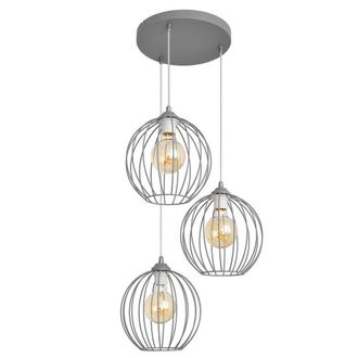 Netlighting Mercure Cluster Pendant Ceiling Light Grey 40cm