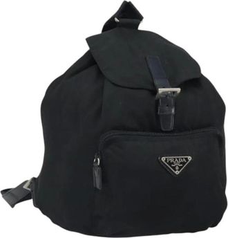 Prada Pre-owned Backpacks, female, Black, Size: ONE SIZE Pre-owned Vintage Backpack