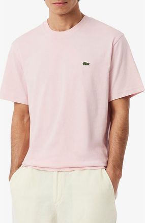 Lacoste Cotton Crewneck T-Shirt in Nidus at Nordstrom, Size 7