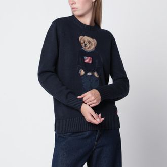 Polo Ralph Lauren Maglione Polo Bear blu navy