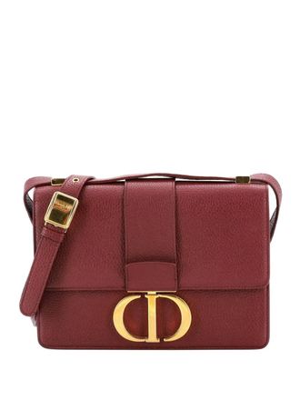 Dior 30 Montaigne Flap Bag Leather Micro shoulder bag - Rood