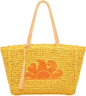Sundek Tassen, Dames, Oranje, ONE Size, Wina Tote Bag