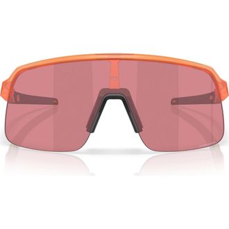 Oakley 134mm Prizm Rectangular Sunglasses in Orange at Nordstrom