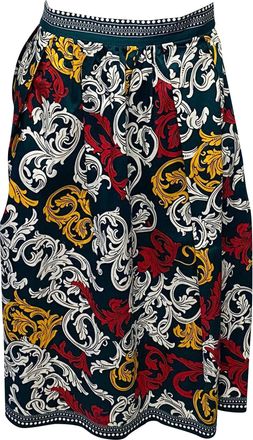 Mary Katrantzou Printed Skirt in Multicolor Cotton