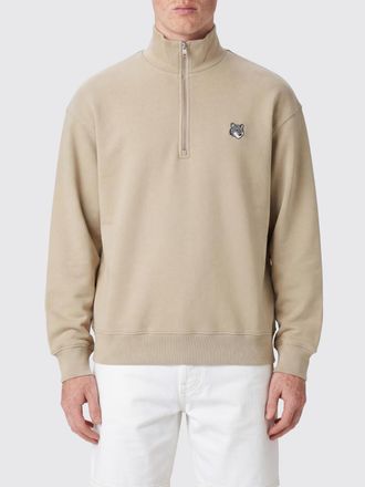 Maison Kitsun&eacute; Felpa con zip in cotone