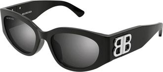 Balenciaga Grey Cat Eye Ladies Sunglasses BB0324SK 007 55