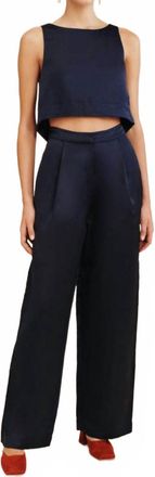 Poss&eacute; Leila Trouser In Midnight