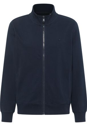 Mustang Sweatshirt MUSTANG Herren Style Dillon, Herren, Gr. S, blau (dunkelblau), 100% Baumwolle, regular fit, Sweatshirts Sweatshirt