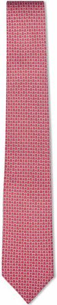 Ferragamo Carato Tie - Heren - Stropdassen - Rood - ONE Size - Accessoires