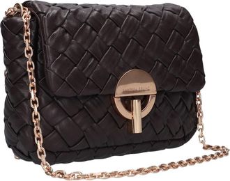 Vanessa Bruno Moon Moyen - Dames - Schoudertassen - Bruin - ONE Size - Leer - Tassen