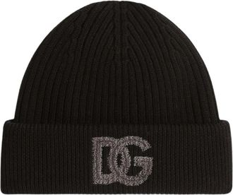 Dolce & Gabbana Beanies - Heren - Hoeden - Zwart - ONE Size - Accessoires