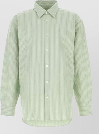 Dries Van Noten croom striped poplin shirt long sleeves