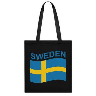 Generic Flag of Sweden Womens Tote Casual Shopping Bag Lightweight Shoulder Bags Hobos Handbag for Work Travel Daily 35x40cm