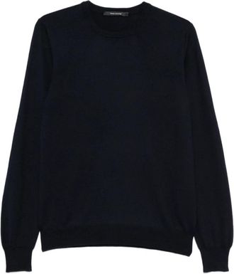 Tagliatore Truien & Vesten, Heren, Blauw, 2Xl, Wol, Marley Crewneck Sweater
