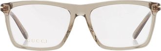 Gucci Demo Rectangular Mens Eyeglasses GG1445O 004 56