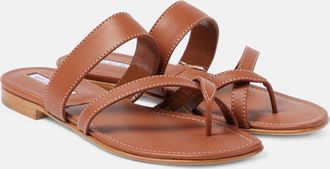 Manolo Blahnik Sandali Susacru in pelle