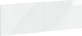 vidaXL Cabecero Montada En La Pared Haarlem Blanco Brillante Vidaxl