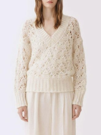 Fabiana Filippi Maglia a v in lana vergine cashmere e seta Fabiana Filippi