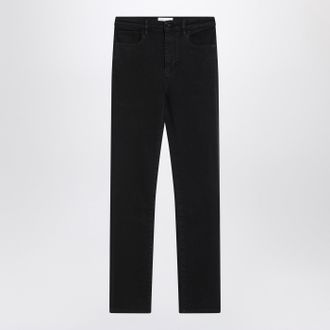 Frame Denim Black Straight Leg Jeans The Pencil