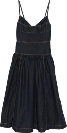 Zimmermann Mouwloze midi-jurk - Blauw