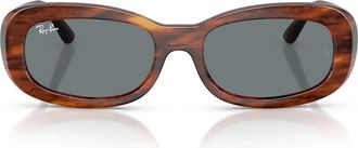 Ray-Ban Sunglasses Rb2221 954/62 Brown Striped/Blue Women