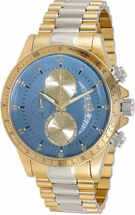 Torino Carrero Winner Circle Chronograph Tachymeter Blue Dial Mens Watch C2T101UBU