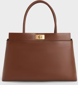 Charles & Keith Lennie Top Handle Satchel Bag