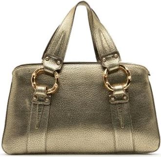 Gucci Borsa Pre-owned con Manico in Bamb&ugrave; - - Pre-owned - Donna - Giallo - ONE SIZE