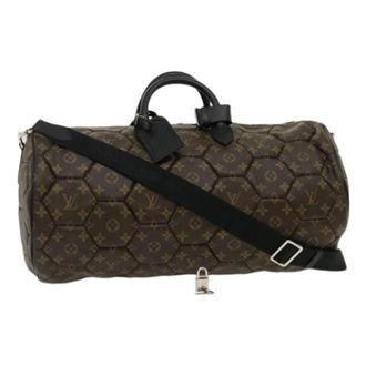 Louis Vuitton Pre-owned Canvas Weekendtas - Dames - Pre-owned - Bruin - Maat: ONE Size