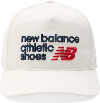 New Balance Unisex 47 Hitch NB Athletics in White/Blue Cotton Twill, size OSZ