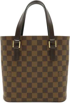 Louis Vuitton Brown Damier Canvas Pvc Coated Canvas Handbag Tote Bag (Pre-Owned)