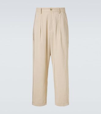 Giorgio Armani Archivio silk-blend straight pants