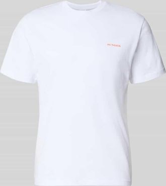 Sundek T-Shirt mit r&uuml;ckseitigem Motiv-Print in Weiss, Gr&ouml;&szlig;e XXL