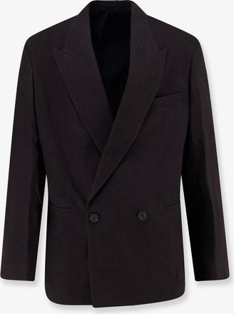 STUDIO NICHOLSON Blazer in misto viscosa e lino - STUDIO NICHOLSON - gender_Man