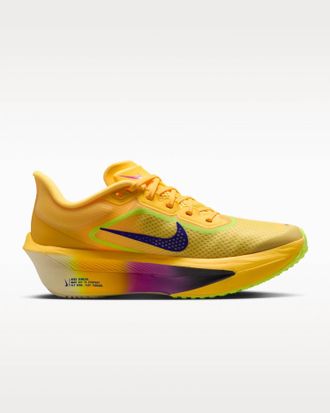 Nike Womens Zoom Fly 6 Road Racing Shoes In Citron Pulse/volt Ice/hyper