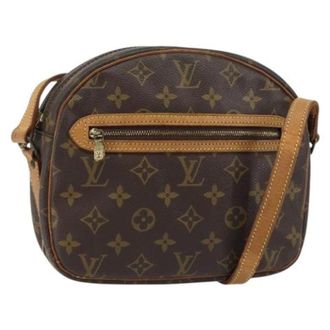 Louis Vuitton Pre-owned Cross Body Bags, female, Brown, Size: ONE SIZE Pre-owned Vintage Canvas Cross Body Bag