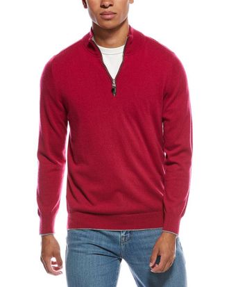 N.Peal N.Peal Carnaby Cashmere 1/2-Zip Sweater