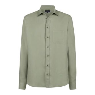 Sease Casual Shirts, male, Green, Size: XL Camicia Classica BD