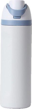 OEM Botella De Agua Isot&eacute;rmica De Acero Inoxidable Con Pajita Para Deportes, Viajes Y Escuela, Libre De Bpa, 750 Ml, Azul