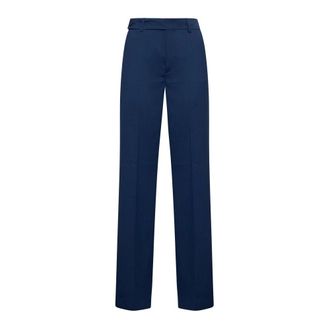 Silvian Heach Broek met rechte pijpen - Dames - Straight fit broeken - Blauw - XS - Polyester - Broeken