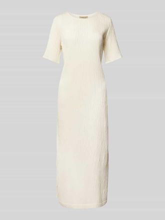 Smith & Soul Midikleid mit Strukturmuster in Sand, Größe XL