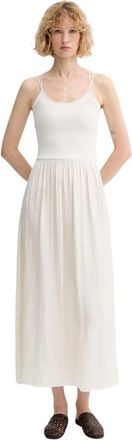 Sessun Sweet Mambo Jurk - Dames - Casual kleedjes - Beige - XS - Leer - Kleedjes