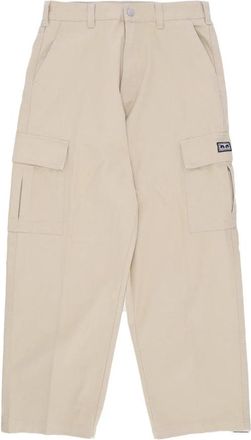 Obey Cargo Broek Zilver Grijs Lange Twill - Heren - Straight fit broeken - Grijs - W32 - Katoen - Broeken