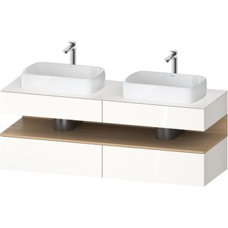 Duravit Qatego Consola Mueble Bajo Lavabo, 2 Extensiones, 2 - Duravit