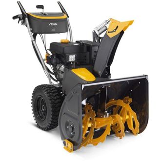 STIGA Sports ST 966 - Lama da neve a due stadi con motore a scoppio da 302 cc e comandi elettrici