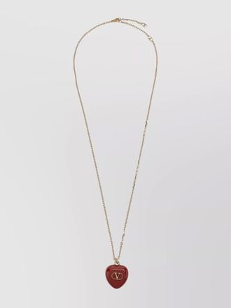Valentino Garavani metal coeur royal pendant necklace