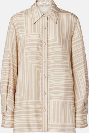 Joseph Camicia Atlan in seta con stampa