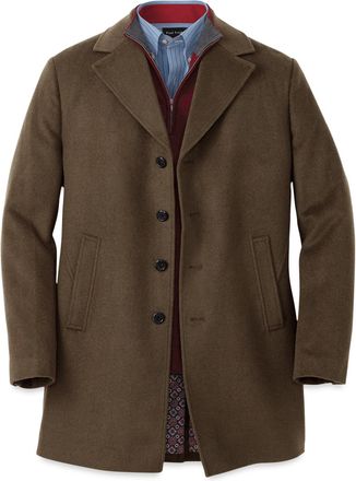Paul Fredrick Wool Blend Topcoat